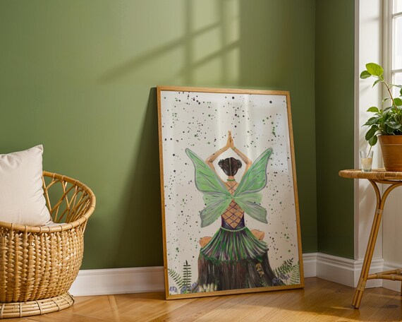 Yoga Fairy Art Print
