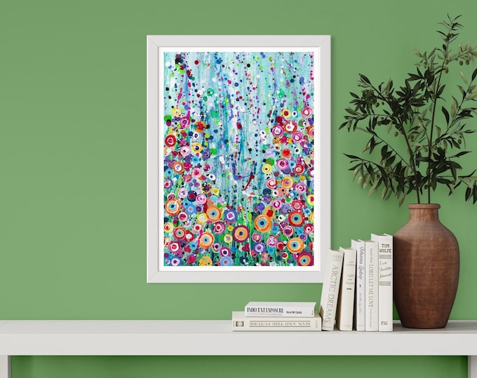 Wildflowers Art Print  ‘Dotty Delights’