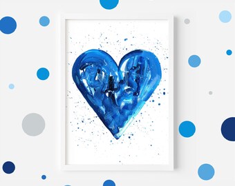 Society6 ケース Ocean Blue White Heart Love A Cute Heart Full of Love to Summer Ocean Waves