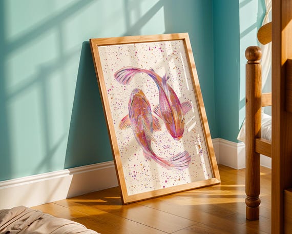 Koi Fish Art Print