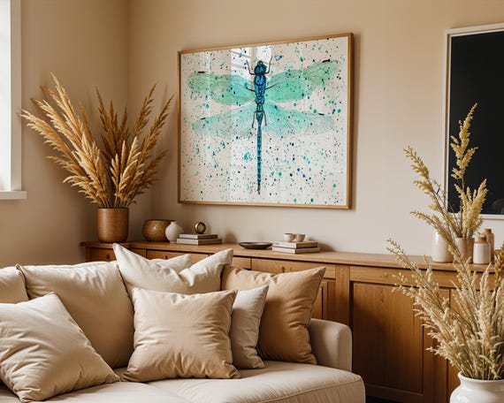 Dragonfly Art Print ‘Darcy’