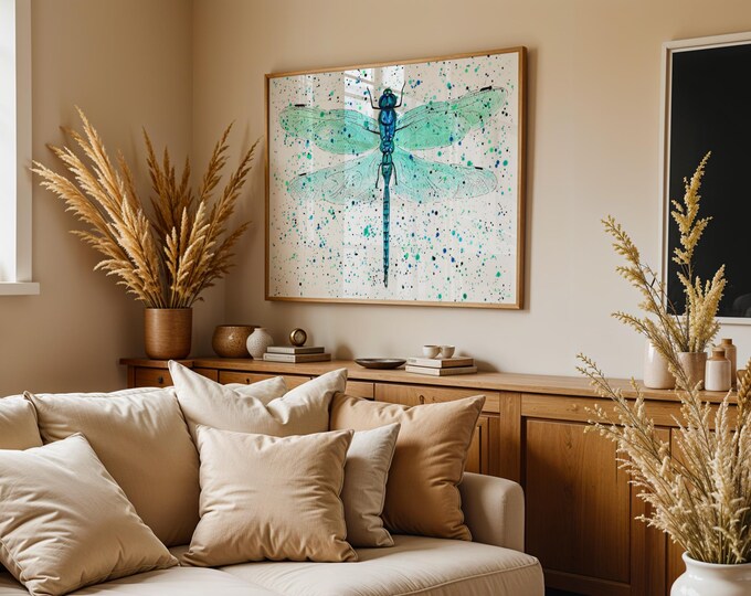 Dragonfly Art Print ‘Darcy’