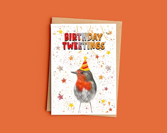 Robin Birthday Card