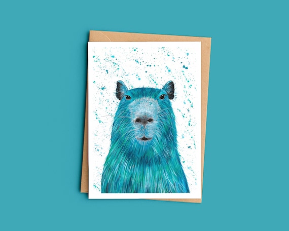 Capybara Card