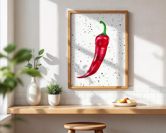 Chilli Pepper Art Print