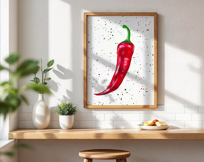 Chilli Pepper Art Print
