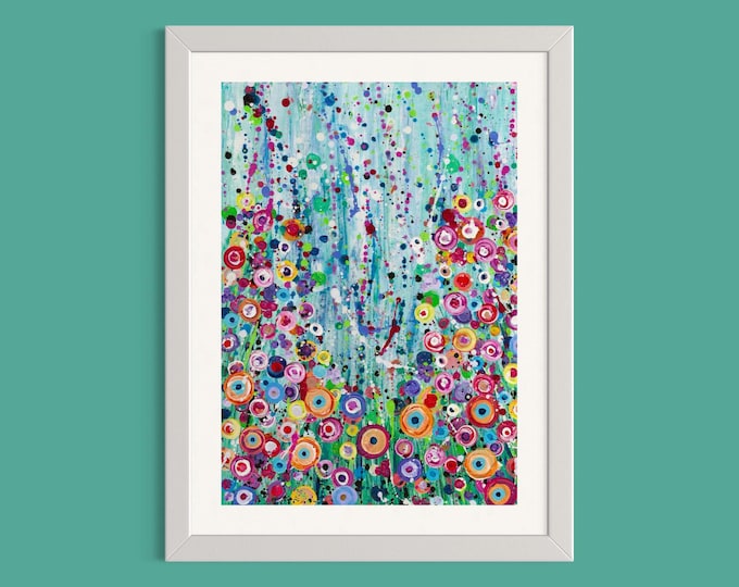 Wildflowers Art Print  ‘Dotty Delights’