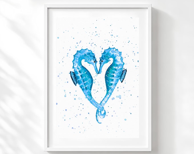 Seahorse Art Print