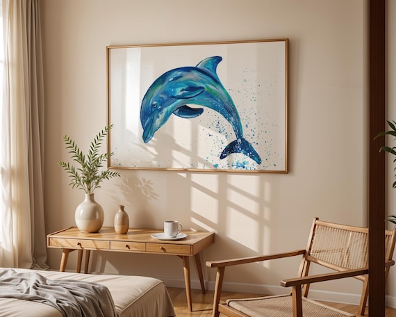 Dolphin Art Print ‘Izzy’