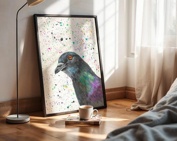 Pigeon Art Print ‘Connie’