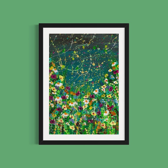 Wildflowers Art Print  ‘Natures Bloom’