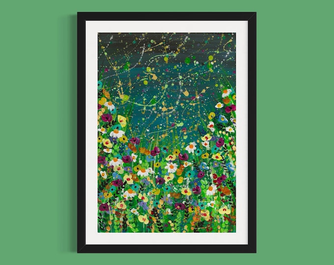 Wildflowers Art Print  ‘Natures Bloom’