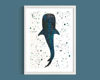 Whale Shark Art Print