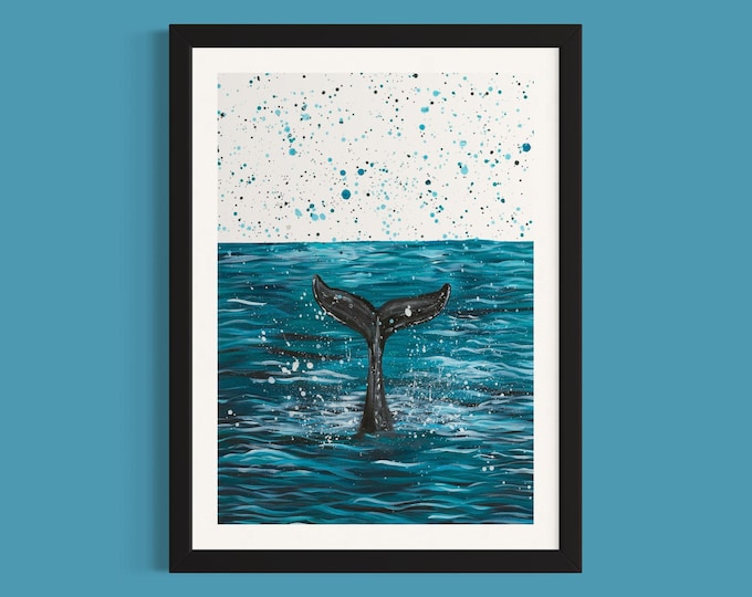 Whale Art Print