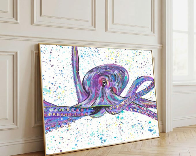 Octopus Art Print ‘Olga’