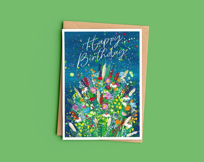 Floral Birthday Card