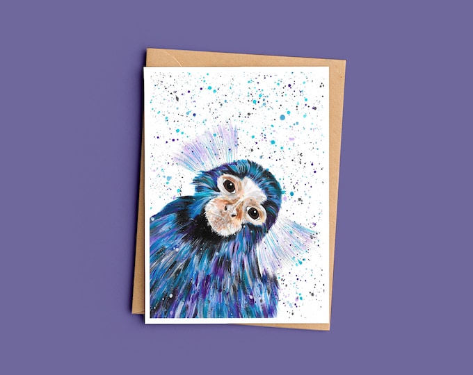 Marmoset Monkey Greeting Card ‘Ricky’