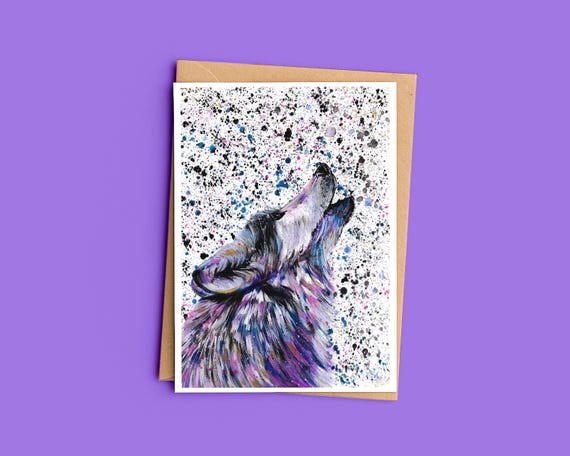 Wolf ‘Mika’ Greeting Card