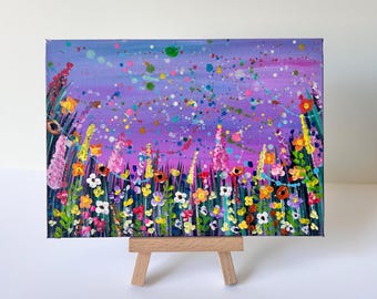 Wildflowers Original Painting, Series 1 - No 8/12