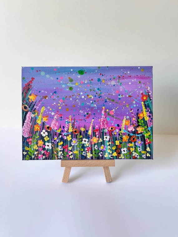 Wildflowers Original Painting, Series 1 - No 8/12