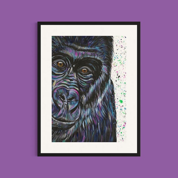 Gorilla Art Print ‘Daryl’