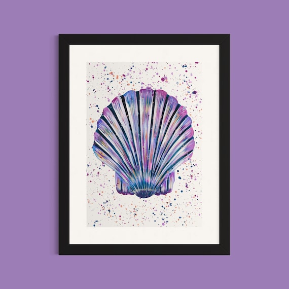 Scallop Shell Art Print