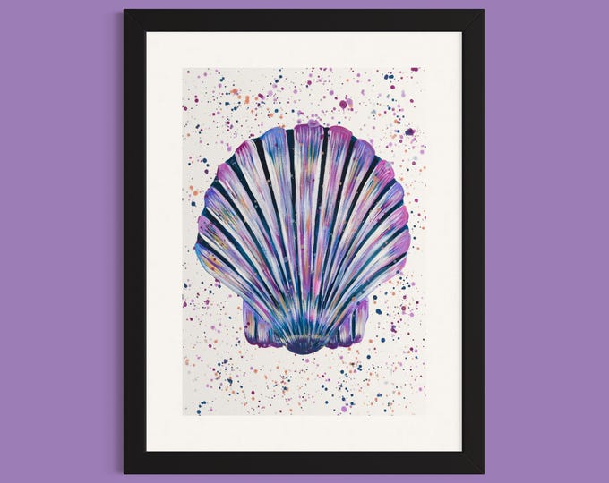 Scallop Shell Art Print