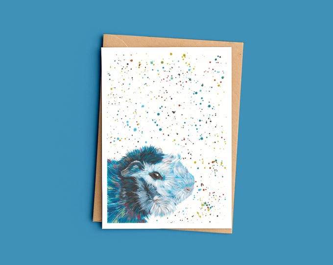 Guinea Pig Greeting Card