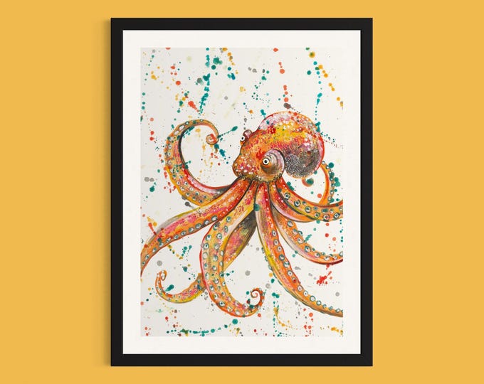 Octopus Art Print ‘Sloane’