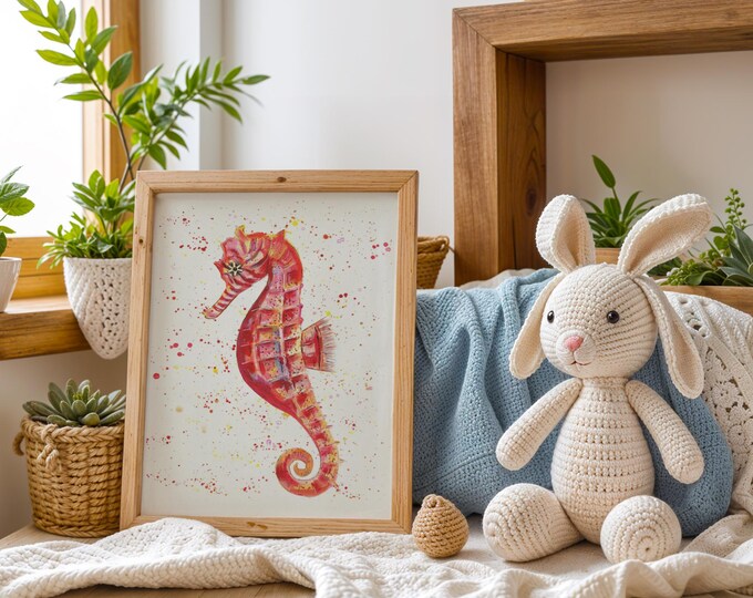 Seahorse Art Print