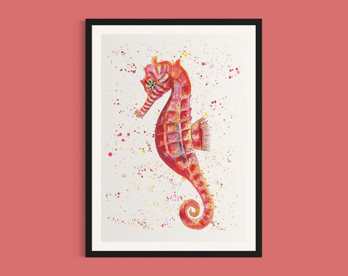 Seahorse Art Print