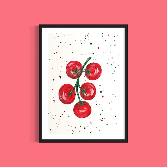 Vine Tomatoes Art Print