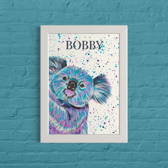 Personalised Koala Art Print