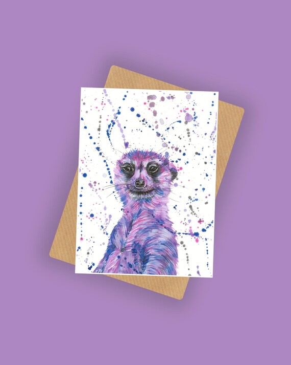 Meerkat Greeting Card ‘Maude’