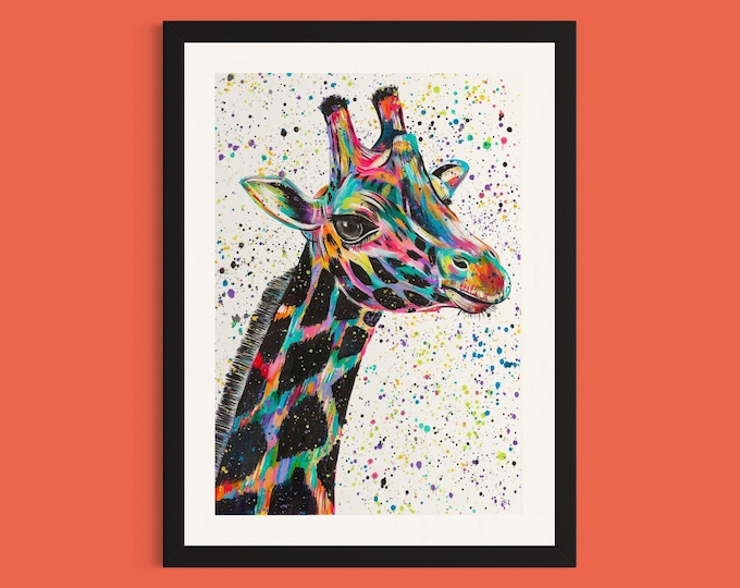 Giraffe Art Print ‘Nora’