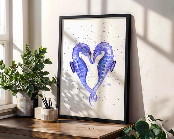 Seahorse Art Print