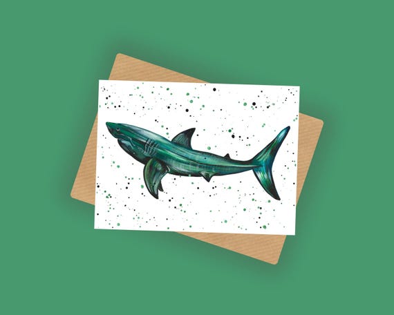 Great White Shark Greeting Card