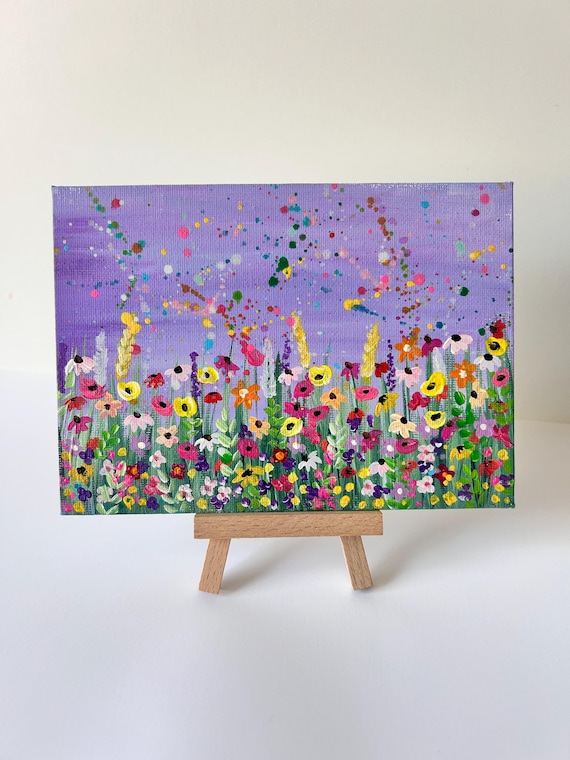 Wildflowers Original Painting, Series 1 - No 1/12