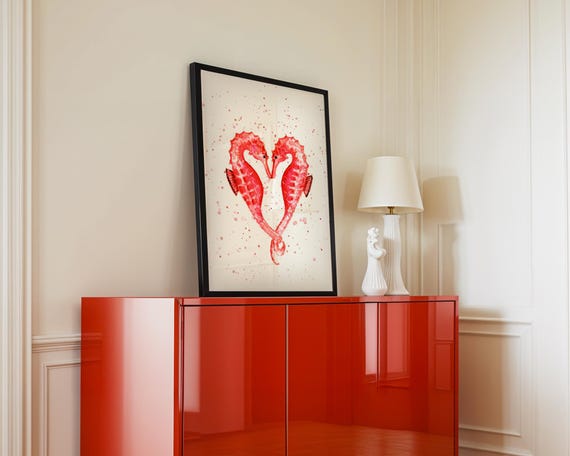 Seahorse Art Print