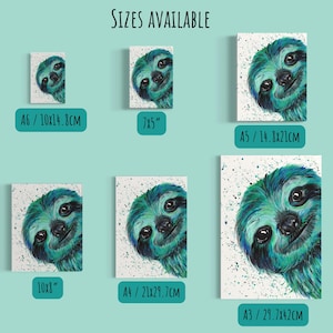 a set of four paintings of a dog's face