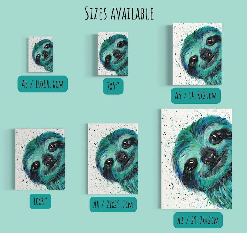 a set of four paintings of a dog's face