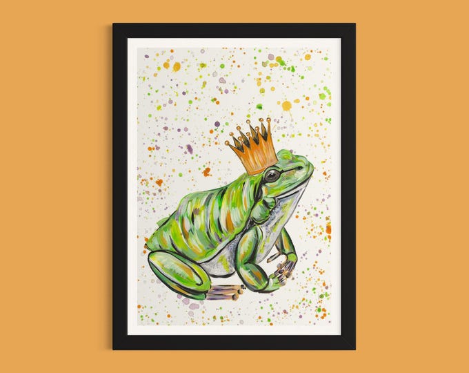Frog Prince Art Print