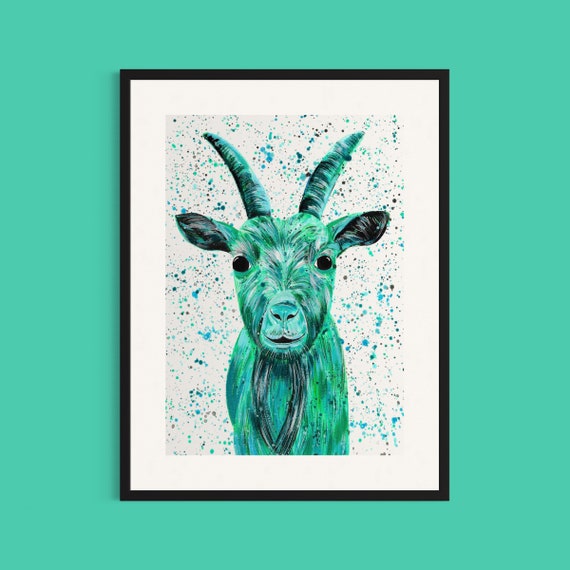 Goat Art Print ‘Zara’