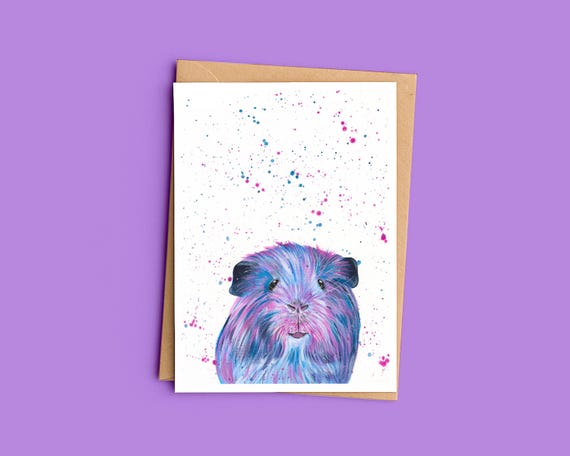 Guinea Pig Greeting Card ‘Winnie’