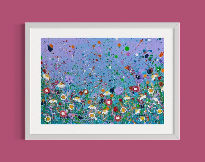 Wildflowers Art Print  ‘Bloom’