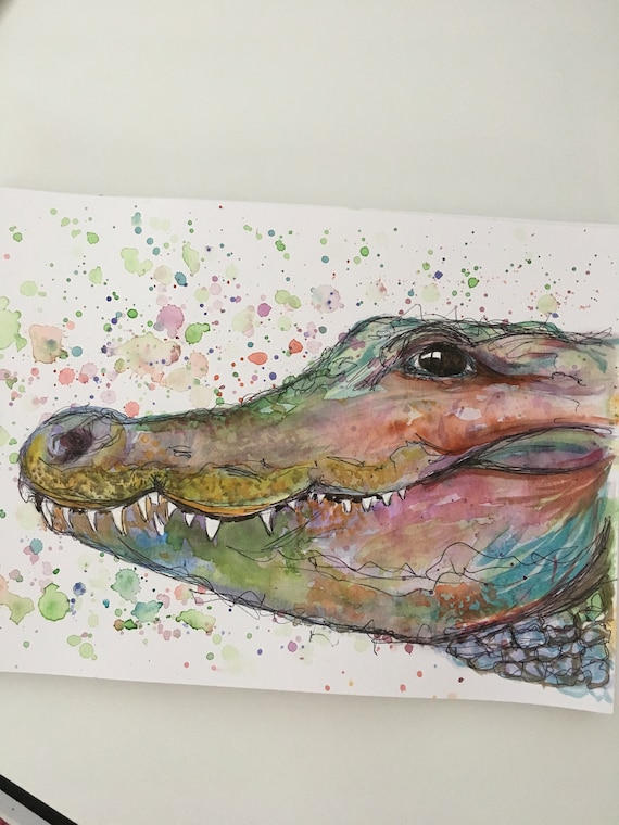 rainbow alligator