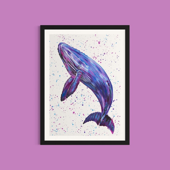 Humpback Whale Art Print ‘Lorna’