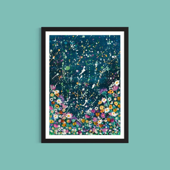 Wildflowers Art Print  ‘Scottish Wilderness’
