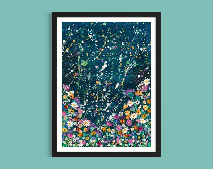 Wildflowers Art Print  ‘Scottish Wilderness’
