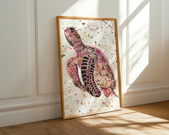 Sea Turtle Art Print ‘Azura’